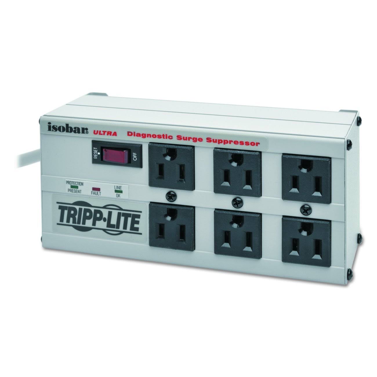 Tripp Lite Isobar 6 Outlet Surge Protector Power Strip 6ft Cord Righ