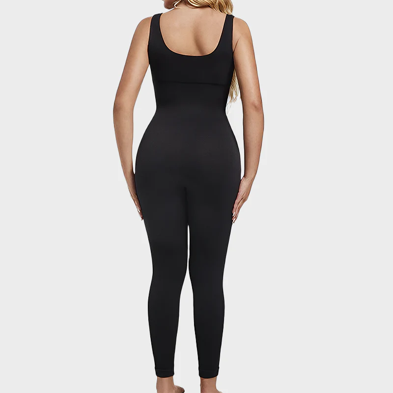 Seamless Square Neck Sport Jumpsuit