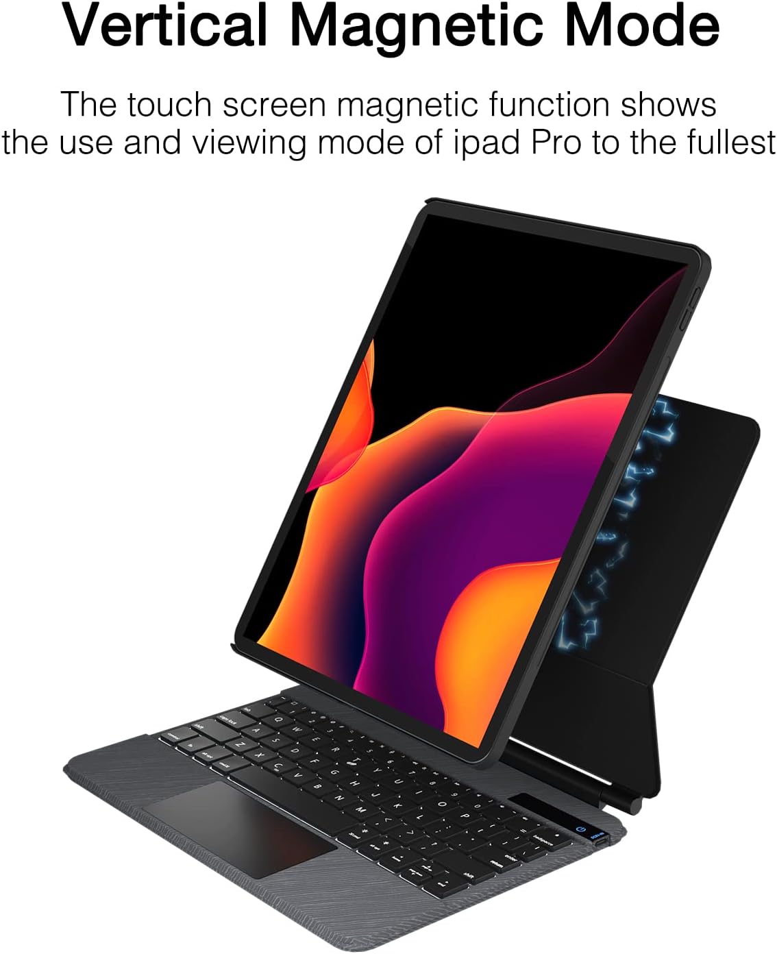 doqo Magnetic Keyboard Case for iPad Air 5th Generation(2022)/iPad Air 4th Generation(2020), iPad Pro 11 2018/2020/2021