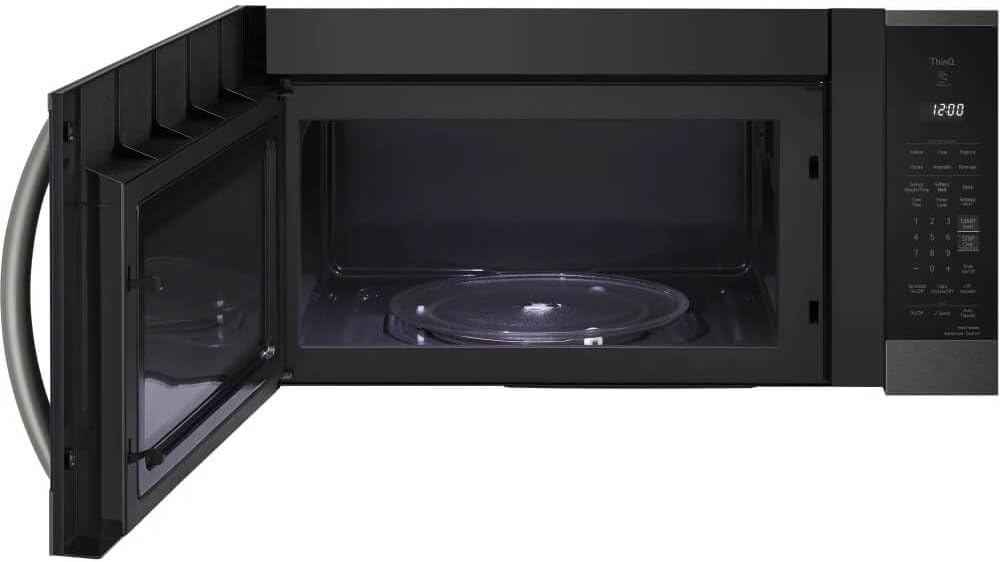 LG 30 inch Black Stainless Steel Over-The-Range Microwave