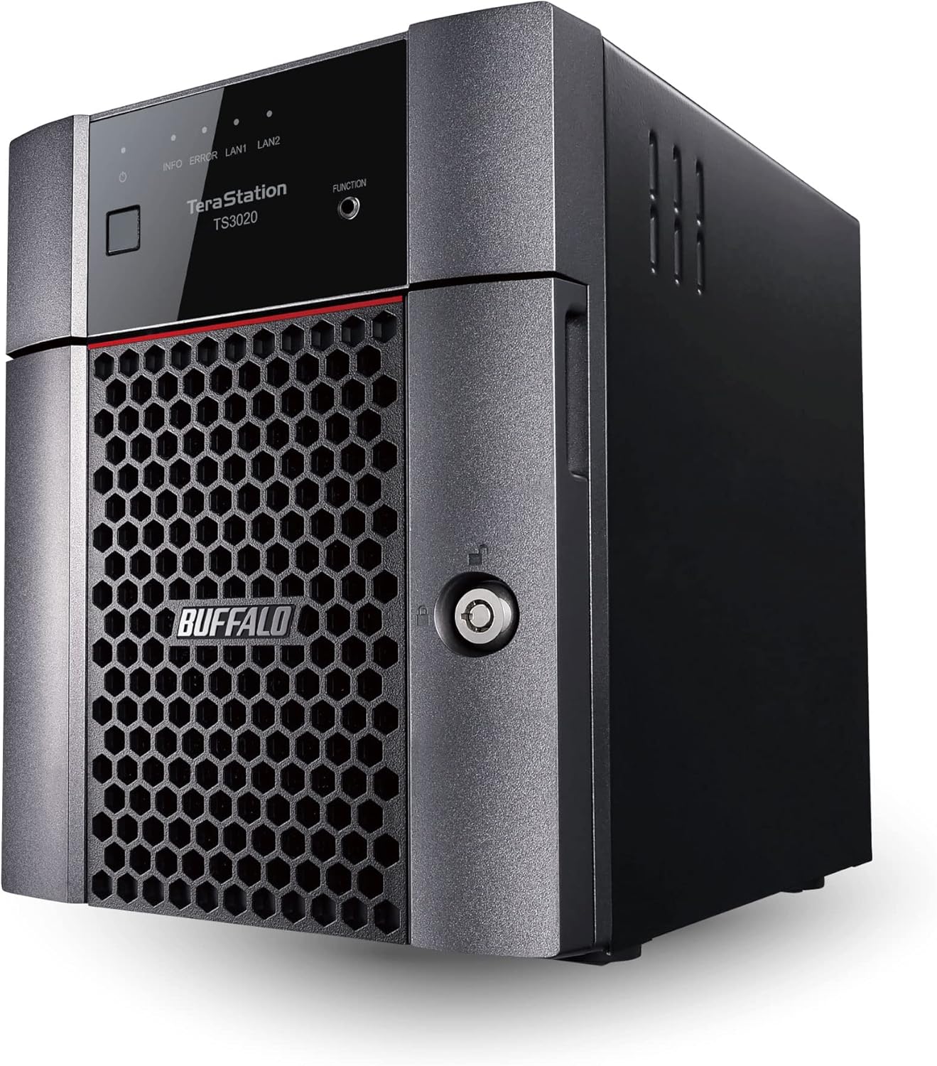 BUFFALO TeraStation 3420DN 4-Bay Desktop NAS 4TB (2x2TB) with HDD NAS Hard Drives Included 2.5GBE / Computer Network Attached Storage / Private Cloud