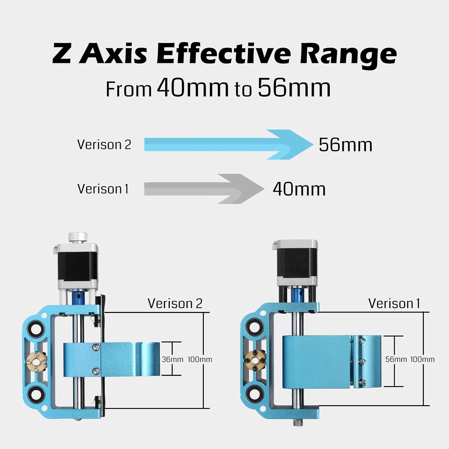 Genmitsu 3018-PROVer V2 CNC Milling Machine for Beginner + Upgraded Aluminum Z Axis Assembly V2 Kit