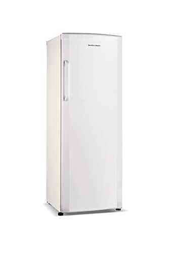 Hamilton Beach Upright Freezer, Deep Freeze, Stainless Steel Freezer with Drawer Compartments, 11 cu. ft. Freezer &ndash; 25&rdquo;D x 23.6&rdquo