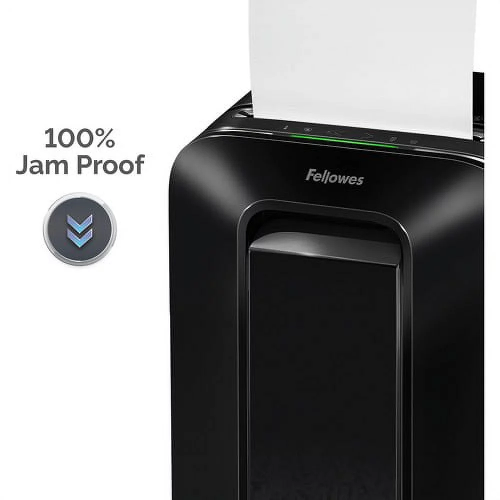 Fellowes LX170 Cross-cut Shredder Continuous Shredder - Cross Cut - 12 Per Pass - for shredding Staples, Paper, Paper Clip, Credit Card, Junk Mail