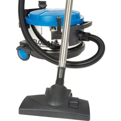 Global Industrial HEPA Canister Vacuum - Stainless Steel - 4 Gallon