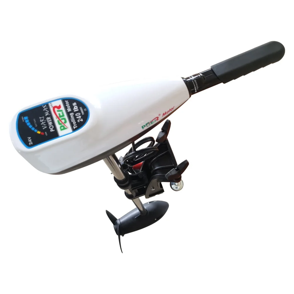 Techtongda 240lbs Thrust Electric Outboard Motor Outboard Engine Saltwater Electric Trolling Motor 24V