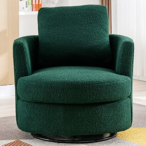 ODUWA Swivel Barrel Chair Set of 2