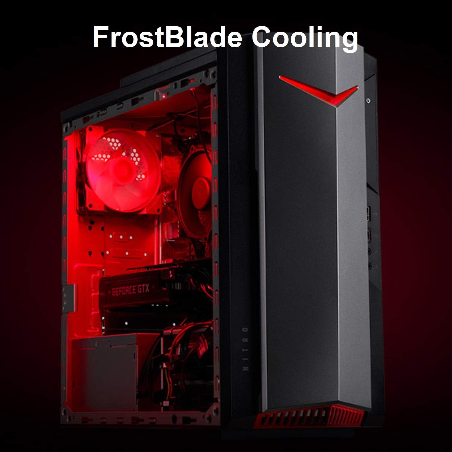 Acer Nitro 50 N50-640-UR12 Gaming Desktop | 12th Gen Intel Core i5-12400F 6-Core Processor | NVIDIA GeForce RTX 3060 | 16GB 3200MHz DDR4 | 512GB SSD