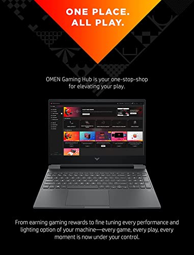 HP 15.6'' FHD Victus 15 Gaming Laptop, 12th Gen Intel Core i5-12500H, 12GB RAM, 512GB SSD, Windows 11 Home, NVIDIA GeForce RTX 3050, Backlit Keyboard