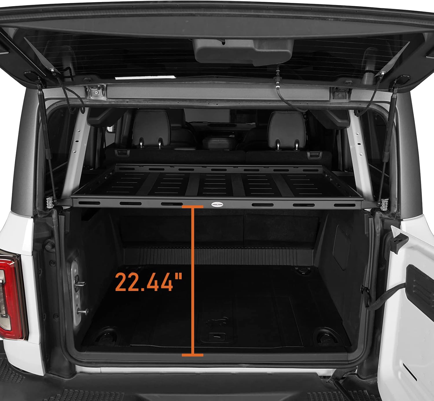 u-Box Bronco Rear Cargo Rack Interior Trunk Organizer Basket Compatible with Ford Bronco 2021 2022 2023 2024 4-Door Hardtops (Exclude Sport Models)