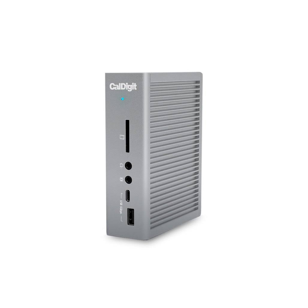 CalDigit Thunderbolt Station 3 Plus Docking Station with 15 Ports and 0.7m Passive Cable, Space Gray