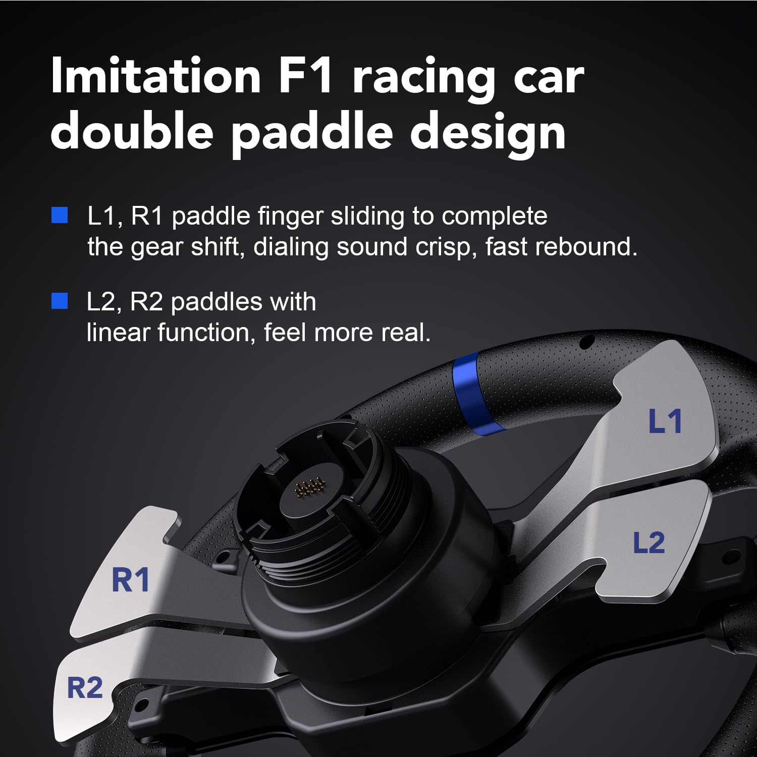 PXN V99 PC Racing Wheel, Real Force Feedback Steering Wheel with Pedals and Shifter, Detachable 270/900 Degree Race Steering Wheel Simulator for PC