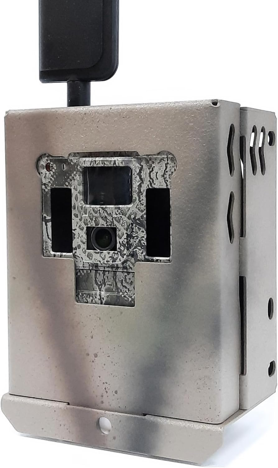 Spartan GoLive 2 AT&T 4G LTE Live Stream Dual Blackout IR Trail Camera with Security Lock Box, Locking Cable