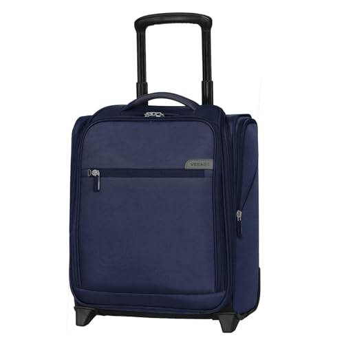 Verage Carry On Underseat Luggage with Wheels & USB Port, Wheeled Spinner Bag Carry-on Luggages for Airlines, Lightweight Suitcase Men Women