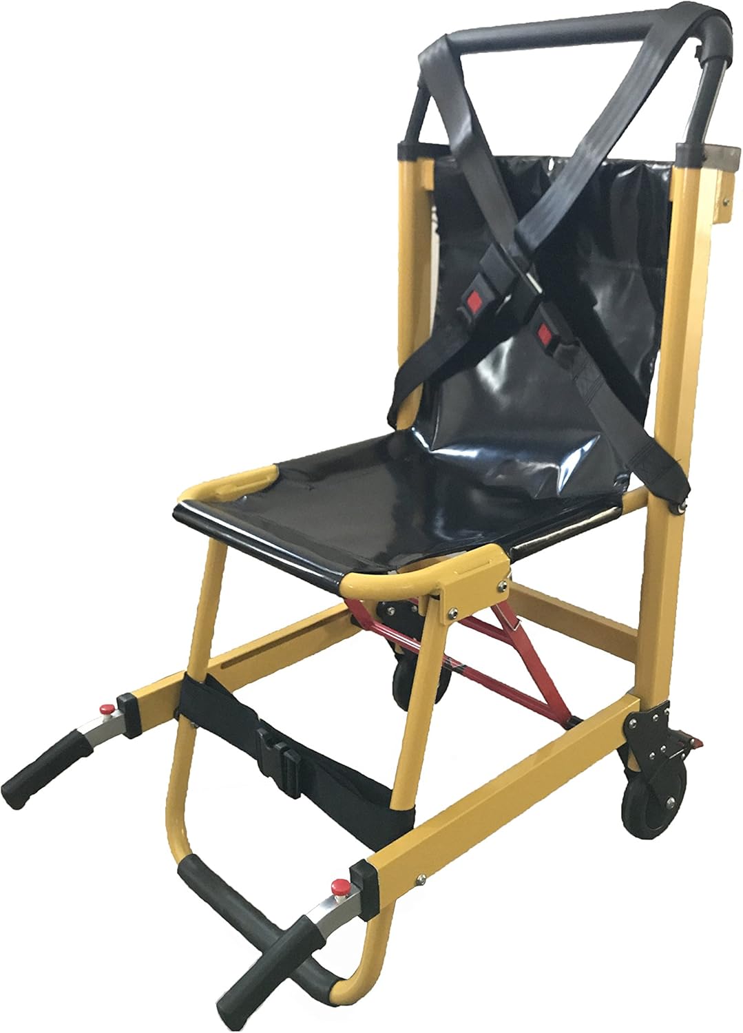 LINE2design EMS Stair Chair 70015-Y Medical Emergency Patient Transfer - 2-Wheel Deluxe Evacuation Chair