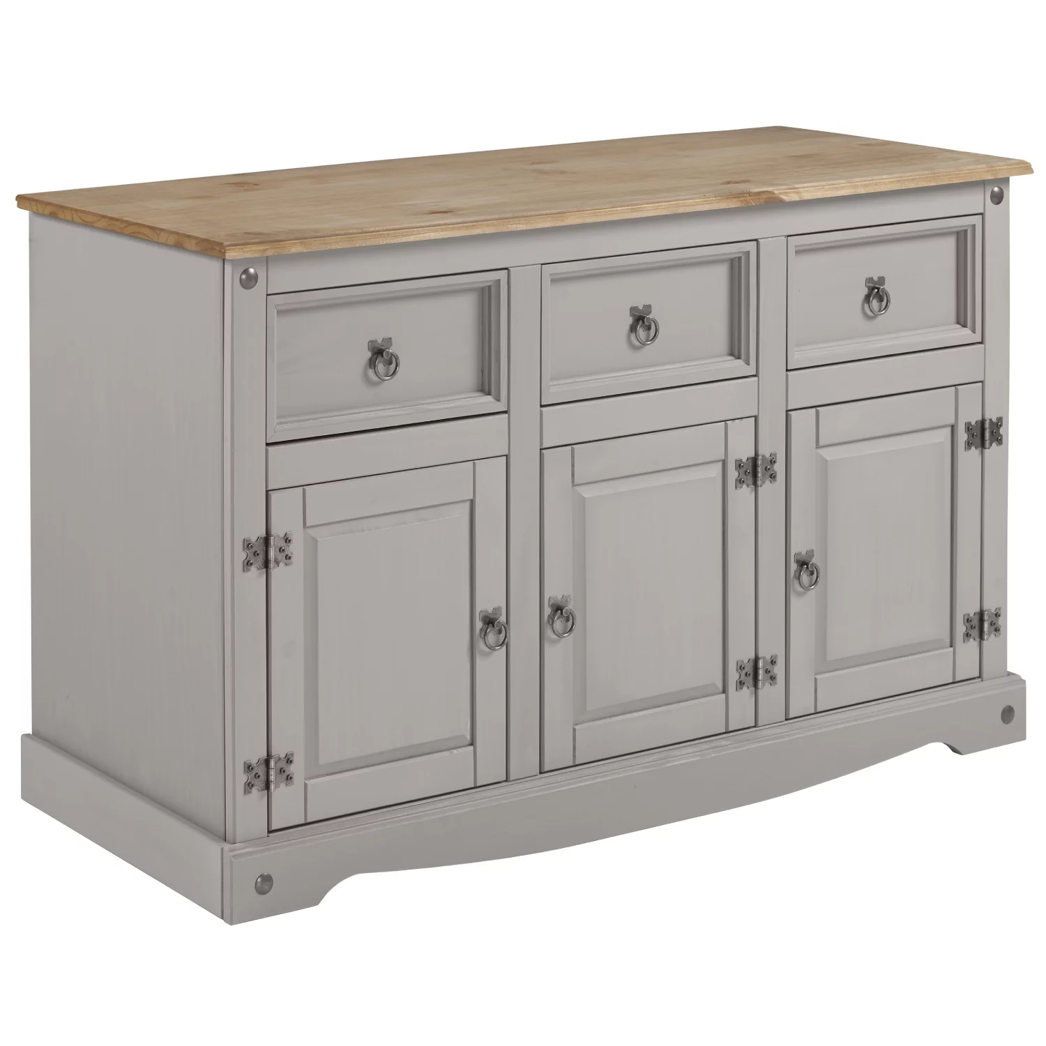 Wood Buffet Sideboard Corona Gray | Furniture Dash COG388