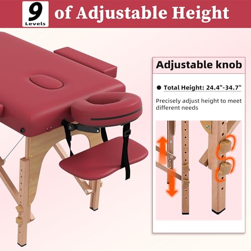 civama Massage Table Massage Bed Portable