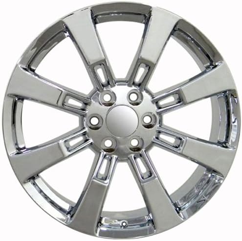 Partsynergy Replacement For 22" Rim fits 1999-2019 Cadillac Escalade Chrome 22x9 Chrome Wheel