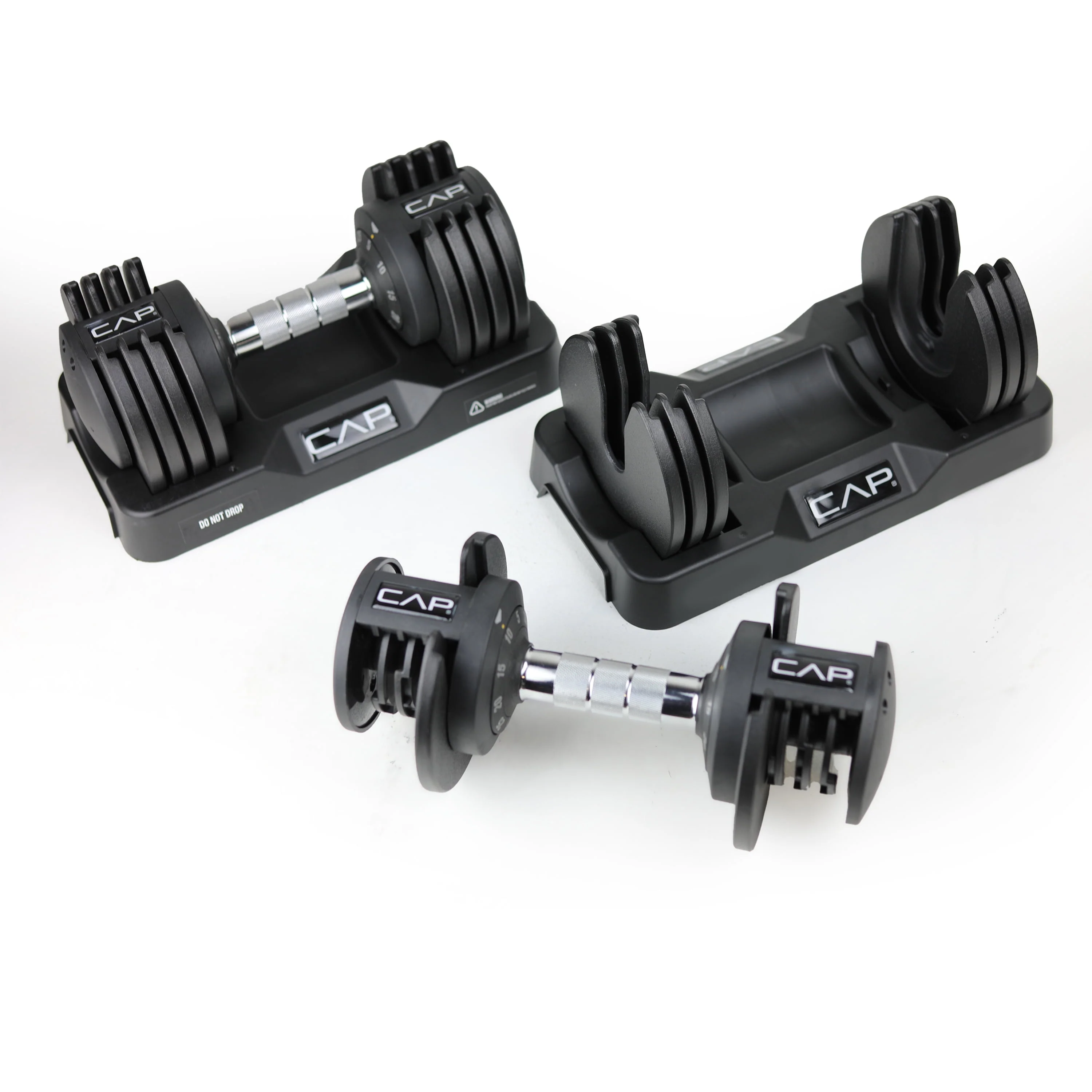 CAP Barbell 25lb. Adjustable Dumbbell, Quick Select 5-25, Single