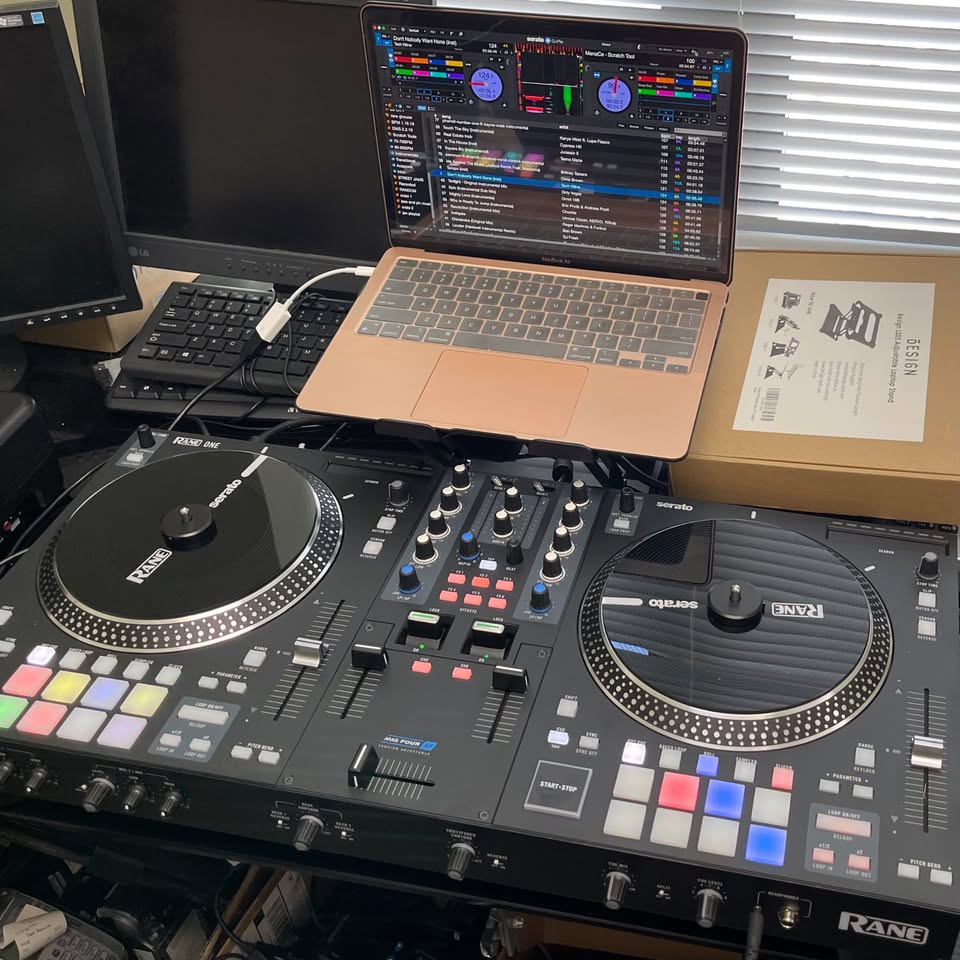 RANE ONE - Complete DJ Set and DJ Controller for Serato DJ with Integrated DJ Mixer, Motorized