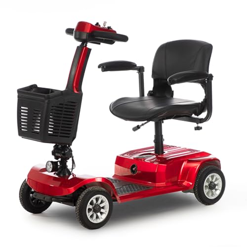 4 Wheel Mobility Scooter Electric Power Mobile Wheelchair for Seniors 400 lbs Foldable and Compact Duty Travel Scooter
