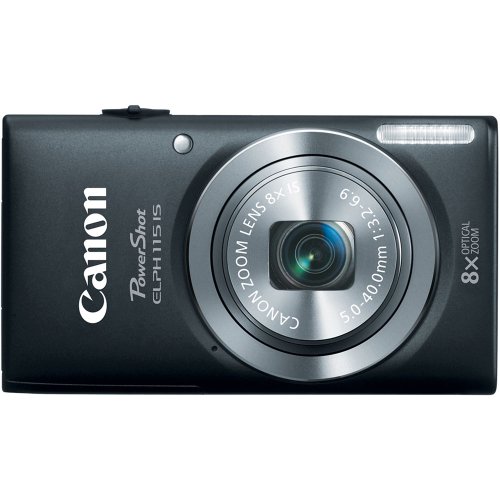 Canon PowerShot ELPH 115 is 16.0 MP Digital Camera with 8X Optical Zoom with a 28mm Wide-Angle Lens and 720p HD Video Recording (Blue)