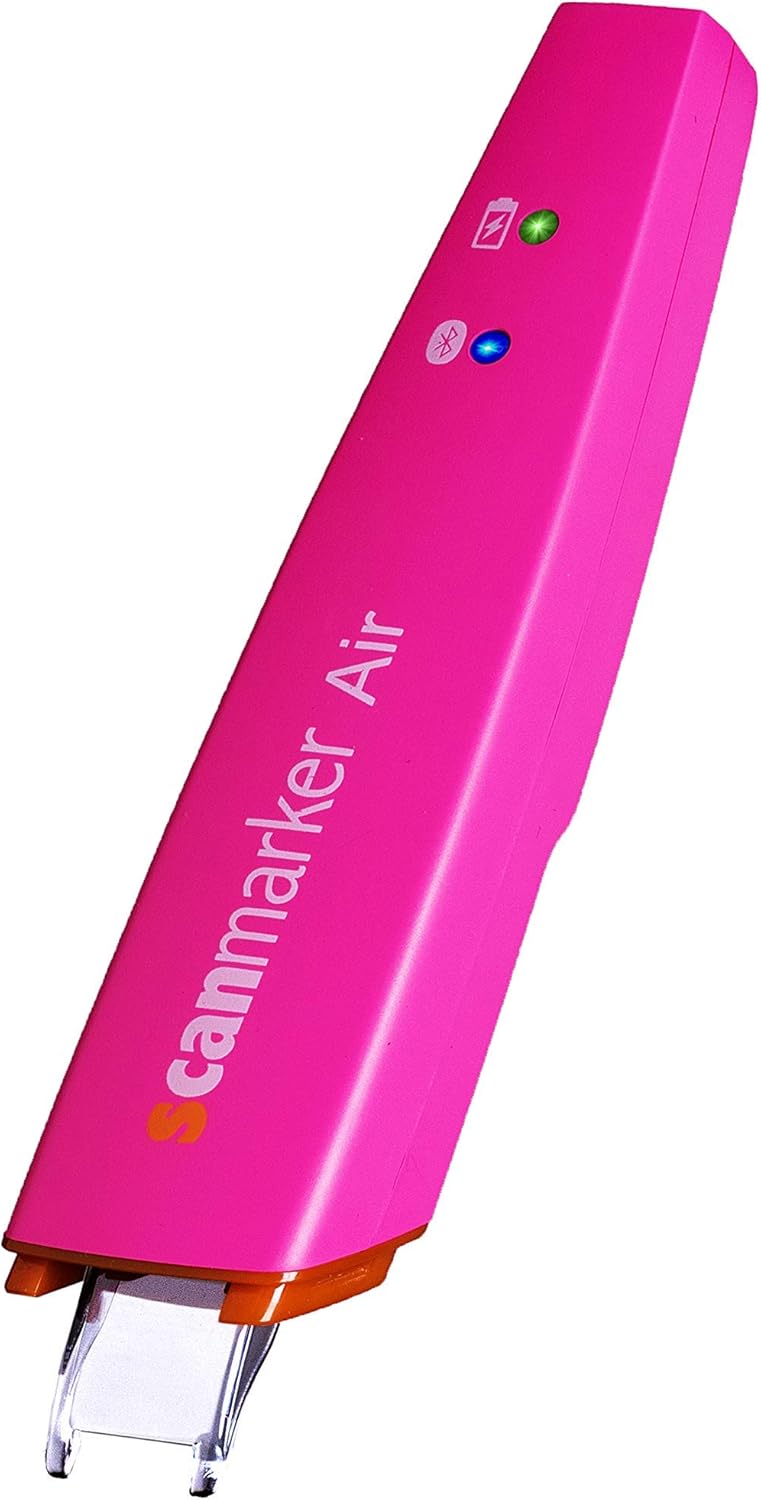 Scanmarker Air Pen Scanner - OCR Digital Highlighter and Reader - Wireless (Black, Scanmarker Air)