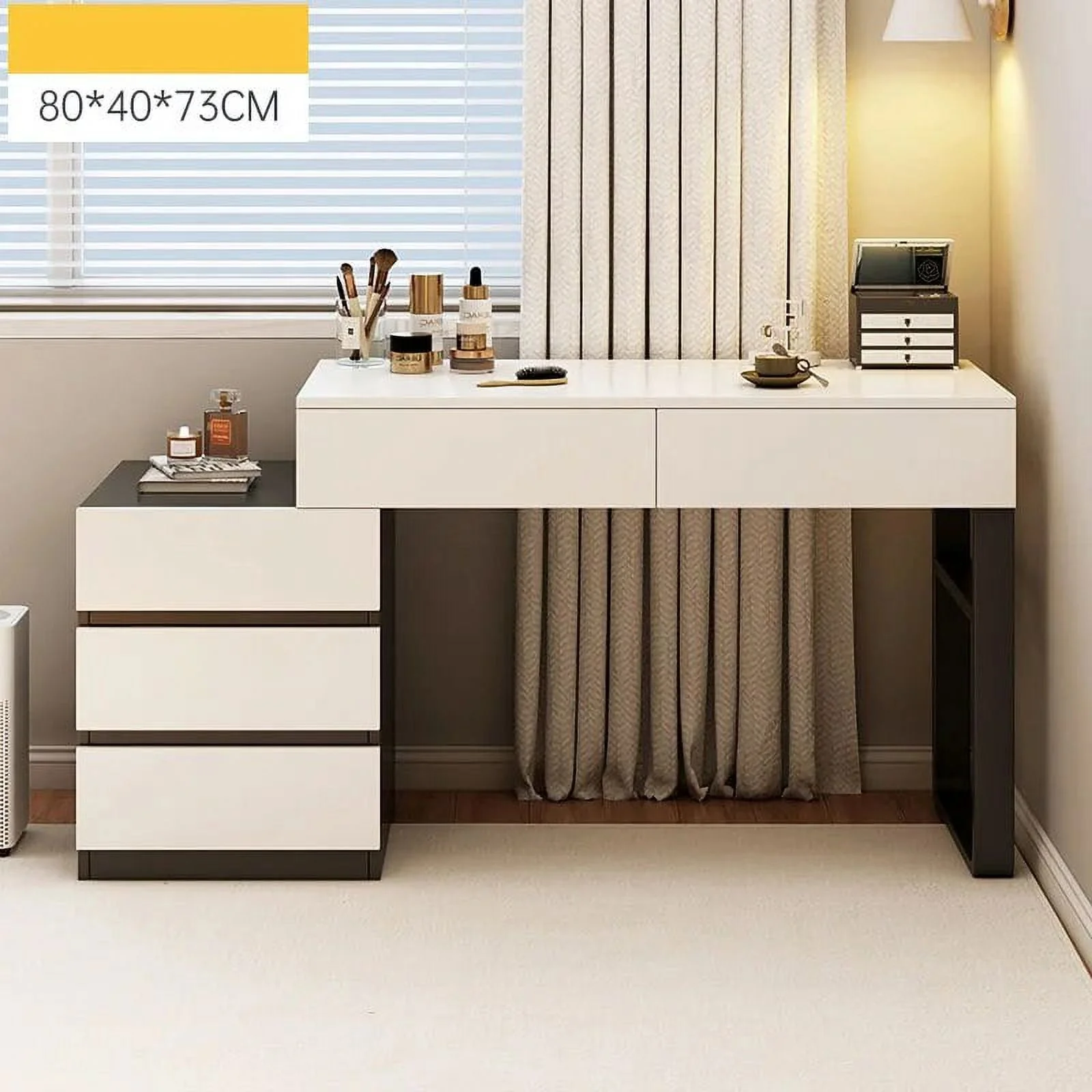 Led Chair Lacquer Dressing Table Container Nordic Comfortable Dressing Table Dressers Bedroom Tocador Maquillaje Home Furniture
