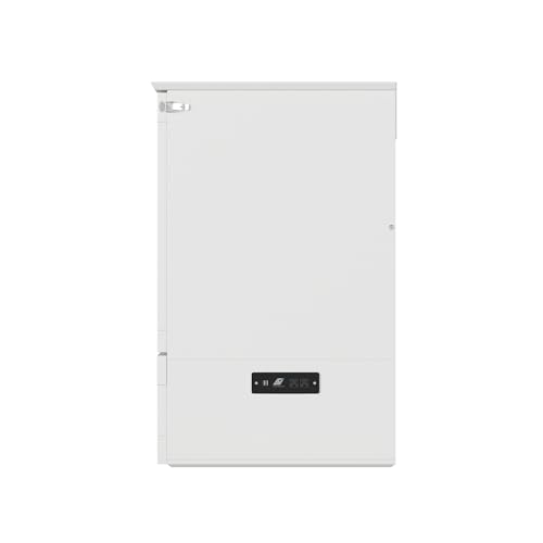 AFI Southampton Queen Murphy Bed Chest with Mattress, Storage, and Built-in Charger in Grey