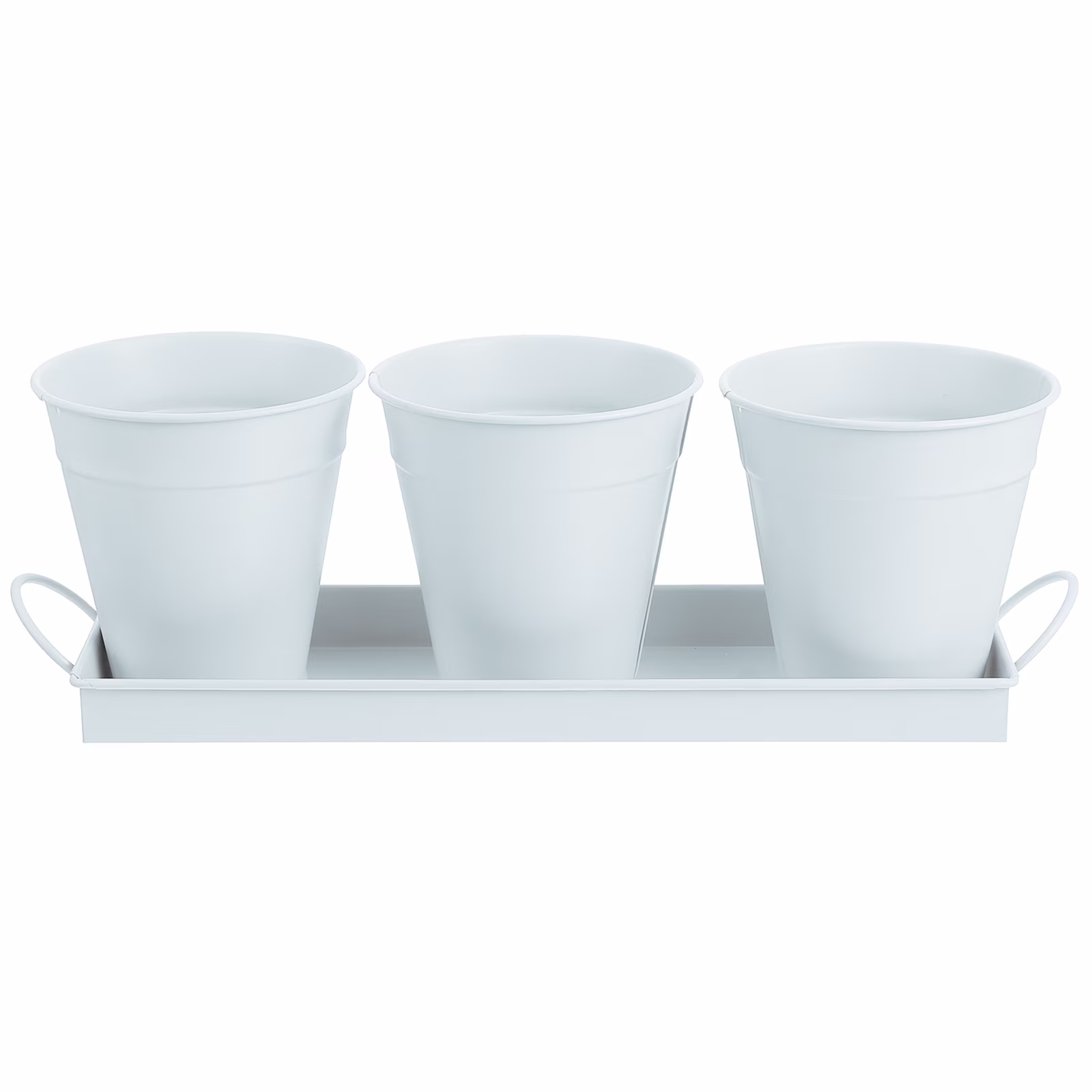 6 pcs Garden Flower Pot with 1pc Tray Succulents Utensil Holder