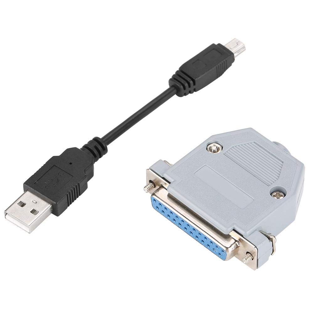 USB to Parallel Adapter, 25 Pin USB to Parallel Adapter Converter with USB Cable for Mach3