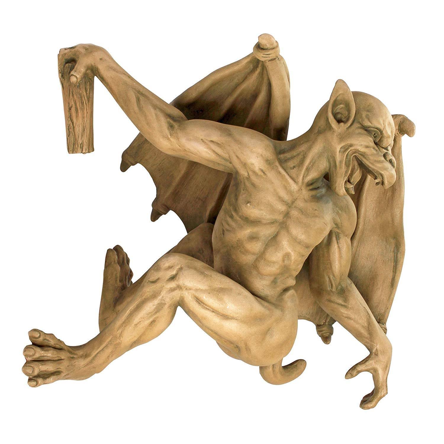 Design Toscano Gaston The Climbing Gothic Gargoyle Statue: Medium