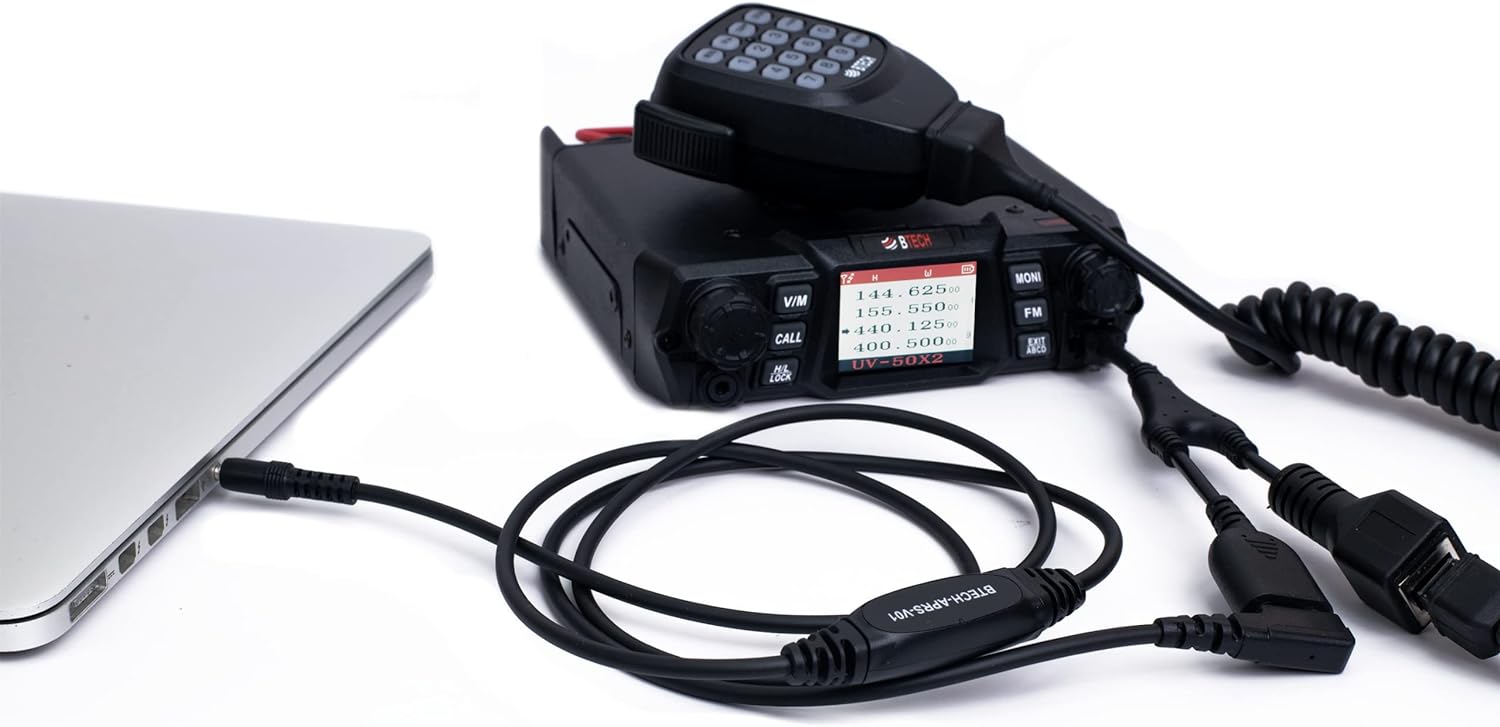 BTECH UV-50X2 (Second Gen.) Mobile 50 Watt Dual Band Base, Mobile Radio: VHF, UHF Amateur (Ham) - Smart Home Appliances