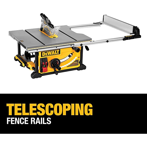 DEWALT 10-Inch Table Saw, 32-1/2-Inch Rip Capacity (DWE7491RS) 10-Inch Tablesaw w/Stand Tablesaw