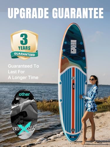 Niphean Inflatable Stand Up Paddle Board with SUP Accessories, Anti-Slip EVA Deck