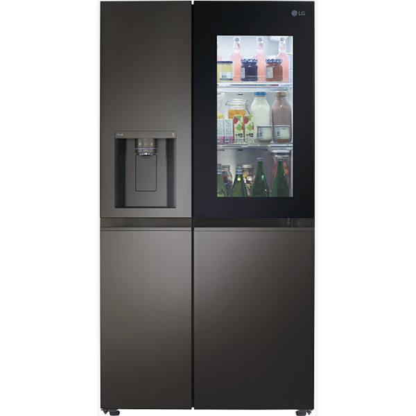 LG-27Cu. Feet Side-by-Side Smart Refrigerator with Craft Ice - Stainless Steel