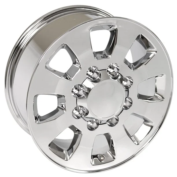 18 inch Rim fits 2011-2018 GMC Sierra 2500/3500 8x180 Chrome 18x8 Wheel Direct Fit