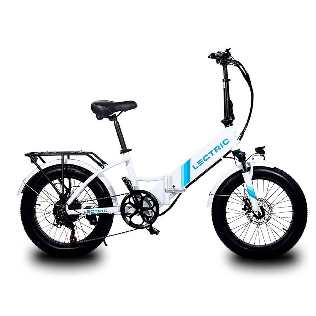 Lectric XP Step-Thru 2.0 White Electric Folding Fat Tire Ebike