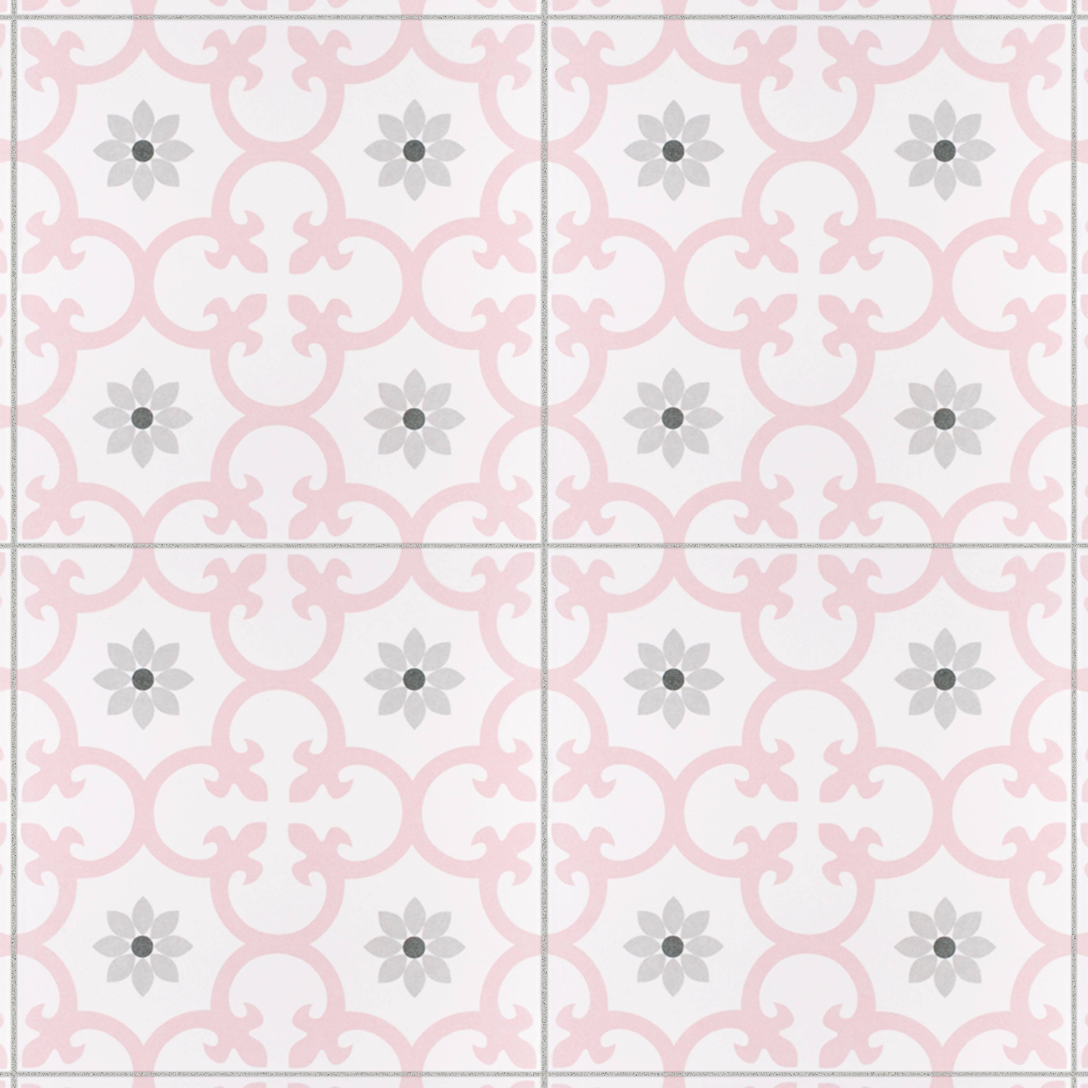 Affinity Tile FCD10 Arte Loire - 10x22 Square Encaustic Floor and Wall Tile - Textured Visual - Sold by Carton (11.11 SF/Carton)