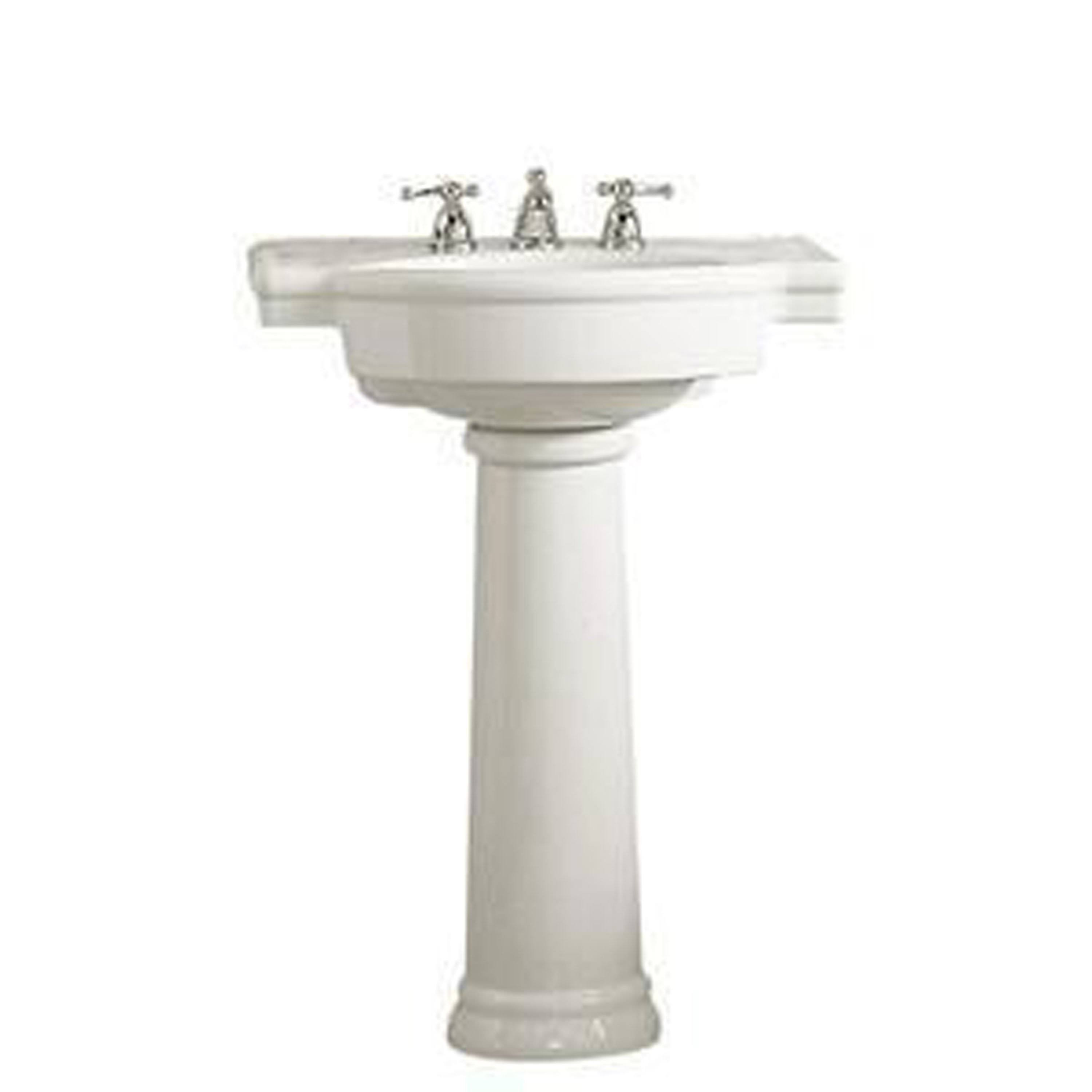 American Standard Retrospect Pedestal Sink, White