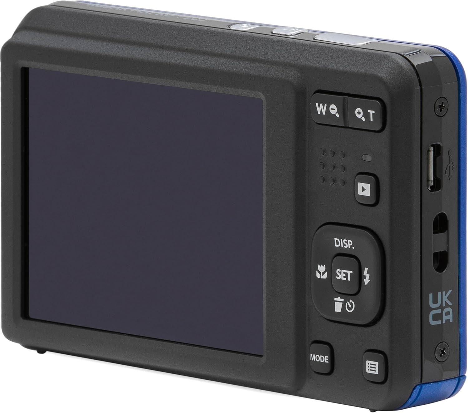 Kodak PIXPRO FZ55 Blue 16MP Digital Camera 5X Optical Zoom 28mm Wide Angle 1080P Full HD Video 2.7" LCD Camera + 64GB Card and Reader + Case + Memory