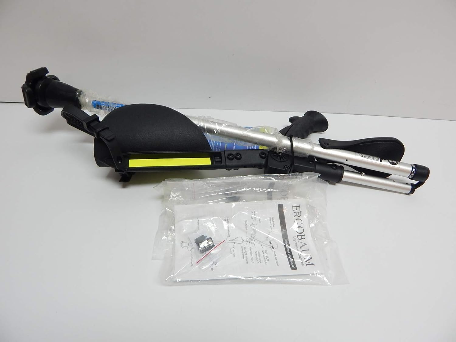 New Generation Ergobaum Ergonomic Crutch/Cane (Single Unit) Single Unit Ergobaum That Acts As a Extra Balance Strong Performance Cane.