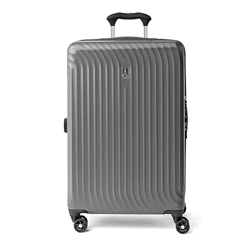 Travelpro Maxlite Air Hardside Expandable Carry on Luggage, 8 Spinner Wheels, Lightweight Hard Shell Polycarbonate Suitcase, Shadow Grey