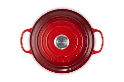 Le Creuset Enameled Cast Iron Signature Sauteuse Oven, 3.5 qt., Cerise