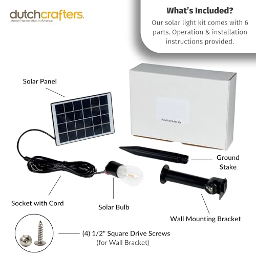 Solar Powered Lighthouse Kit - Solar Lights Outdoor Waterproof with LED Lights for Outside and Dusk to Dawn Light, Lighthouse Beacon