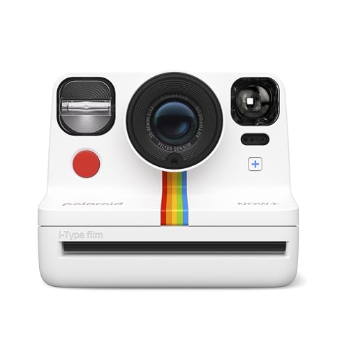 Polaroid Now+ 2nd Generation I-Type Instant Film Bluetooth Connected App Controlled Camera - White (9077)