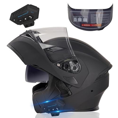 Bluetooth Motorcycle Helmet,Modular Motorcycle Helmet with Bluetooth