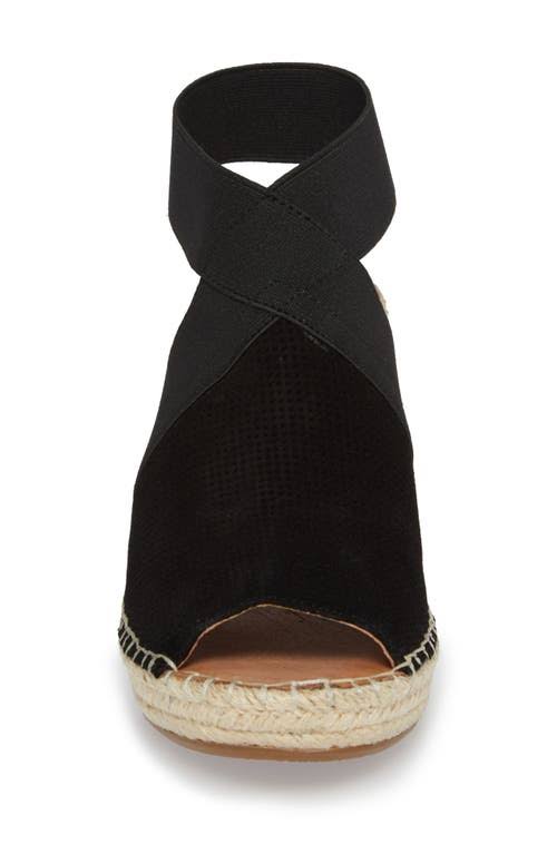 Gentle Souls by Kenneth Cole Colleen Suede Wedge, 7 / Black