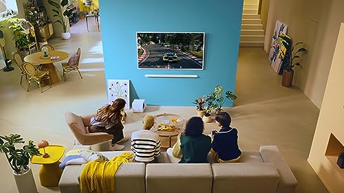 SAMSUNG HW-S50B/ZA 3.0ch All-in-One Soundbar w/Dolby 5.1, DTS Virtual:X, Q Symphony, Built in Center Speaker, Adaptive Sound Lite