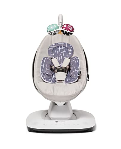 4moms RockaRoo Baby Rocker with Front to Back Gliding Motion, Graphite